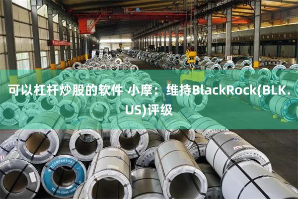 可以杠杆炒股的软件 小摩：维持BlackRock(BLK.US)评级