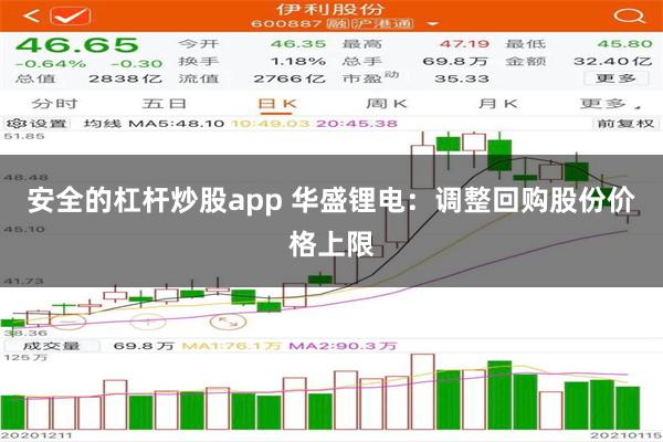 安全的杠杆炒股app 华盛锂电：调整回购股份价格上限