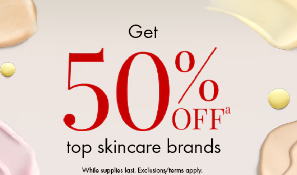 Sephora：护肤5折每日活动更新，Paula's Choice 促销